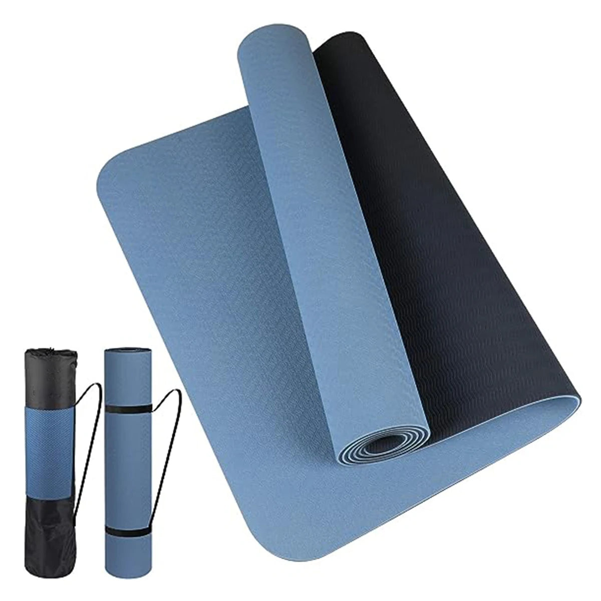 Non-Slip TPE Yoga Mat – Thick, Durable & Odor-Free (183×61cm) - Athique