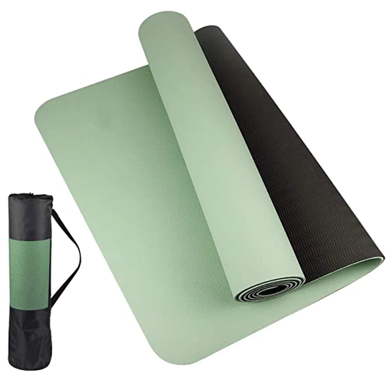 Non-Slip TPE Yoga Mat – Thick, Durable & Odor-Free (183×61cm) - Athique